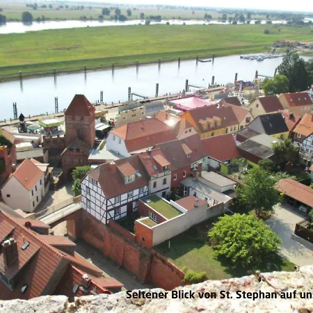 Ferienwohnung Haus zur Eselsbrücke Tangermünde Exterior foto